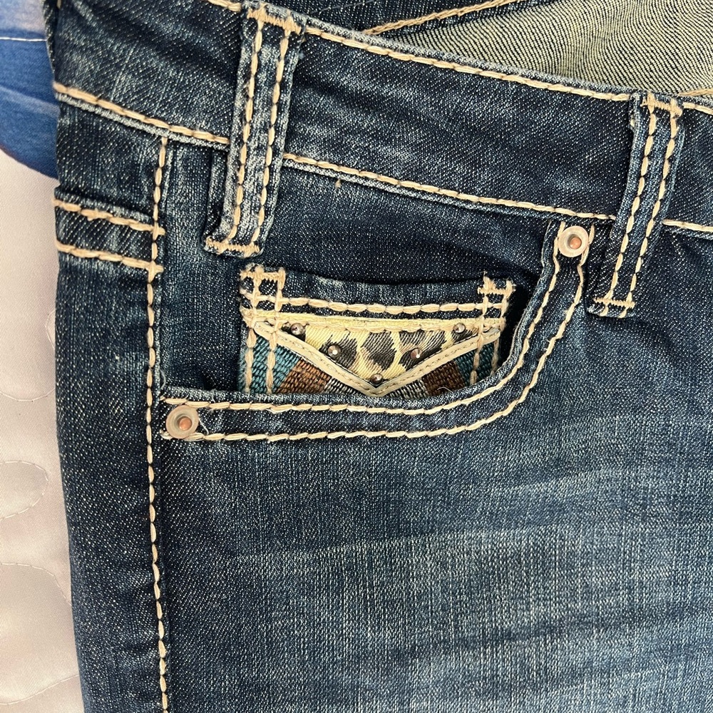 Rock & Roll Denim Boot Cut Jeans, NEW, never worn, Size 32 - Picture 7 of 11